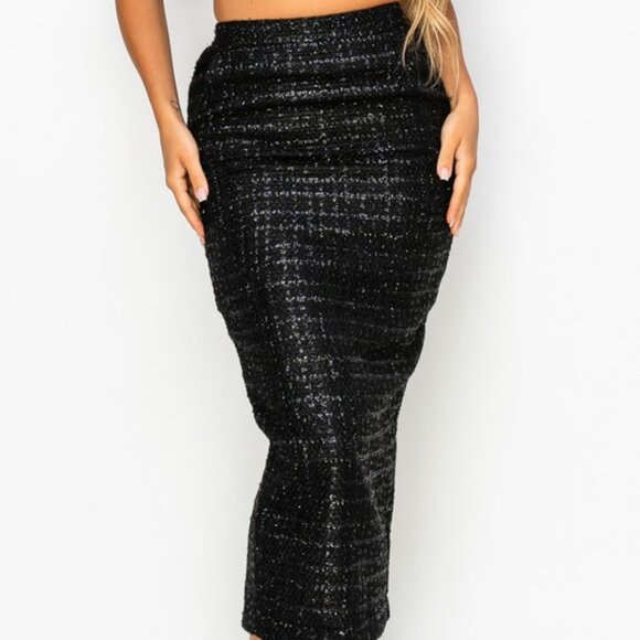 Santorini Tweed Textured Skirt Set - Picture 3 of 5